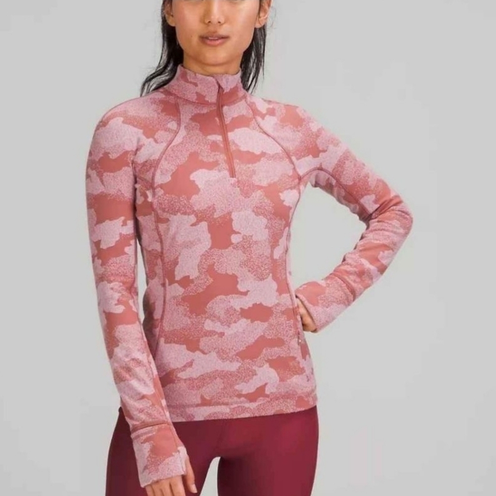 Lululemon "Its Rulu Run Half Zip" - Heritage Speckled Camo, NWT